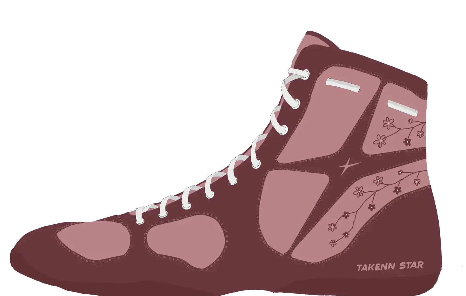 Chaussure de lutte TAKENN STAR rose